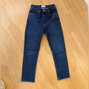 Agolde Riley Crop High-Rise Jeans
